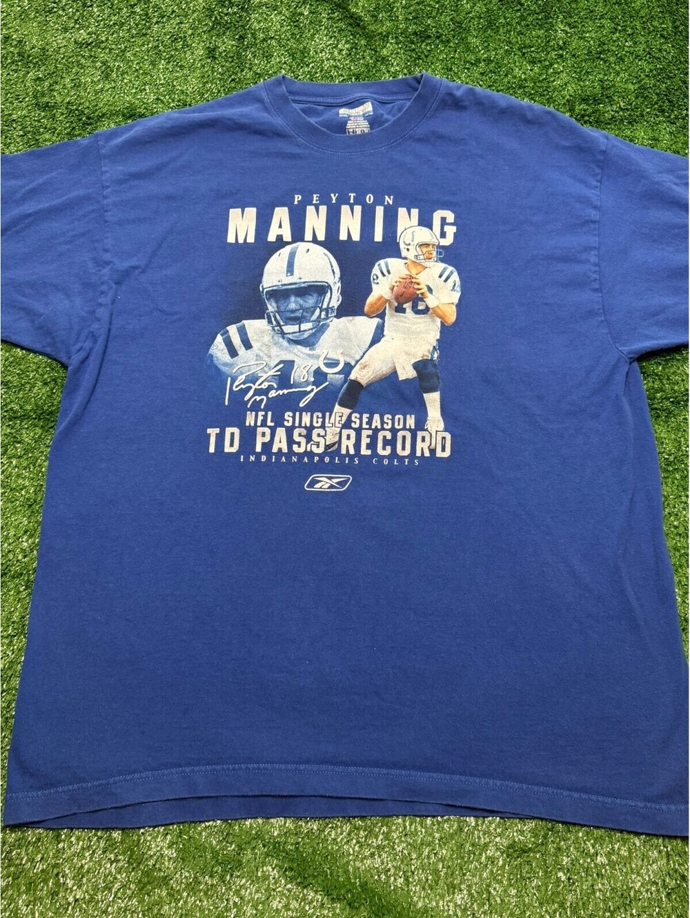Vintage Reebok Peyton Manning Tee | Size XL